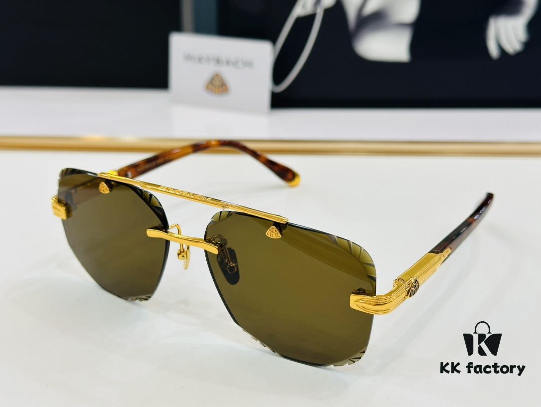 High-Quality MAYBACH Z064 Sunglasses, Exquisite Craftsmanship, Premium Feel, Size: 60□16-145