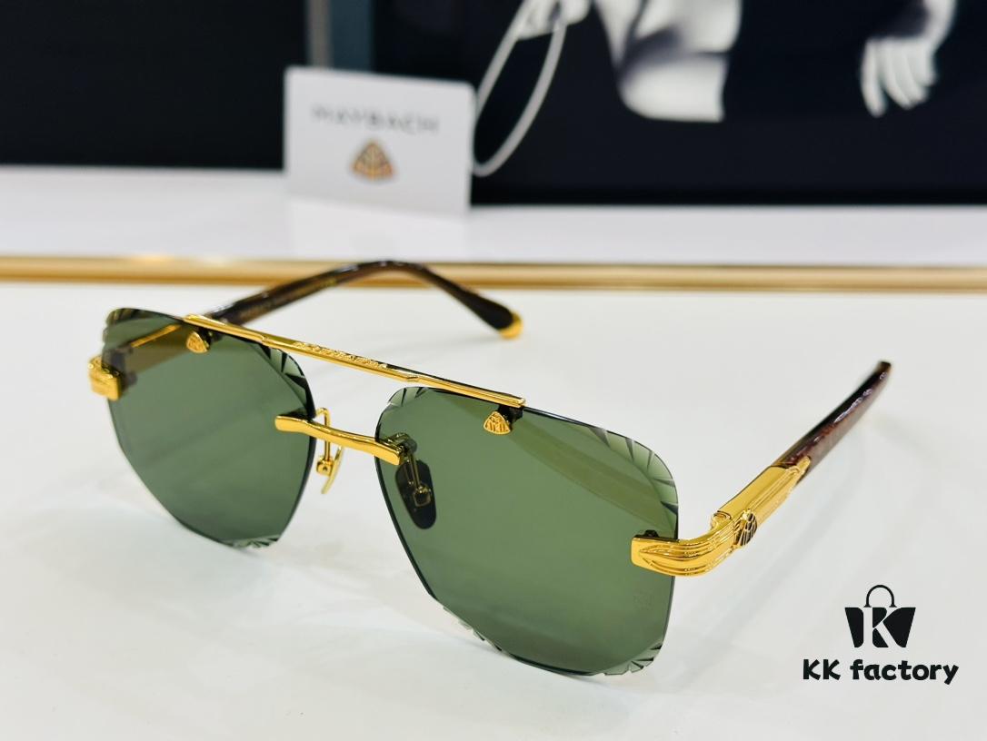 High-Quality MAYBACH Z064 Sunglasses, Exquisite Craftsmanship, Premium Feel, Size: 60□16-145
