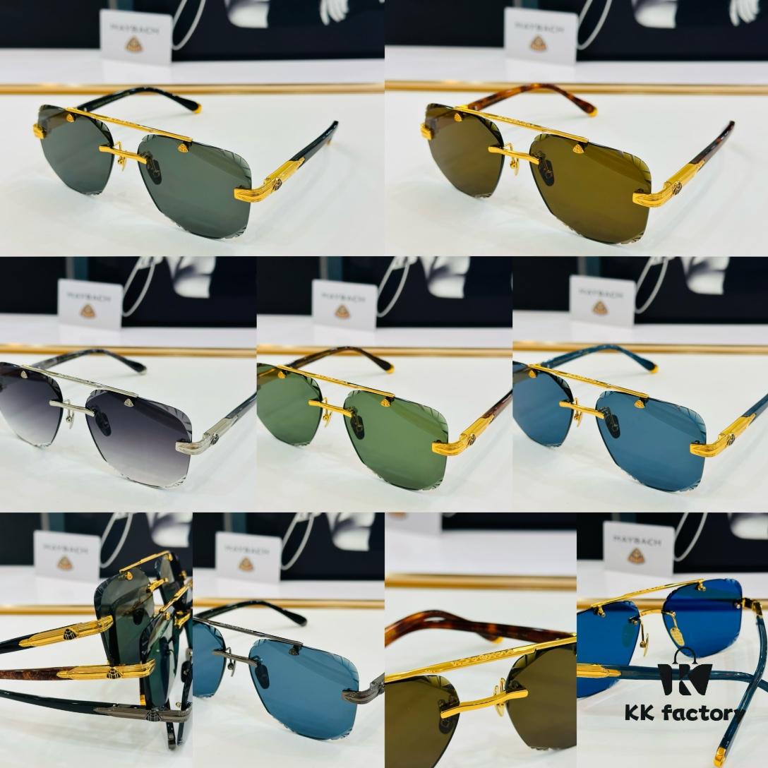 High-Quality MAYBACH Z064 Sunglasses, Exquisite Craftsmanship, Premium Feel, Size: 60□16-145