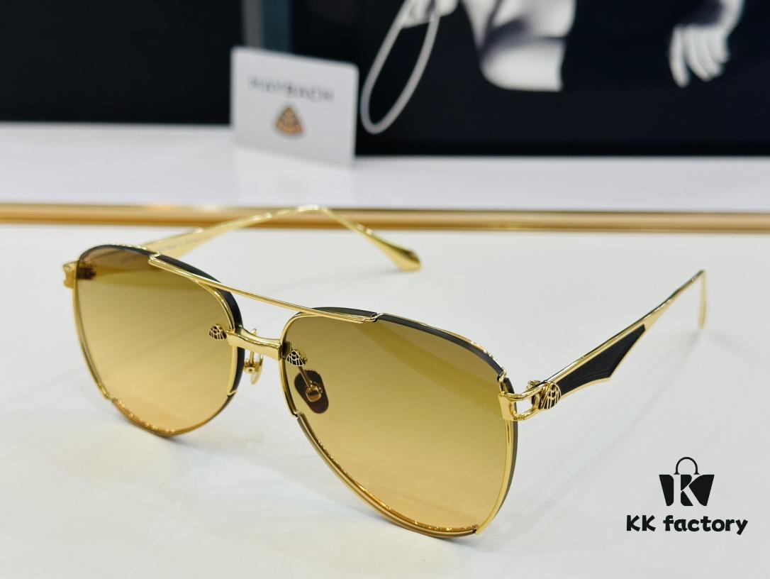 High-Quality MAYBACH Z26 Sunglasses, Exquisite Craftsmanship, Premium Feel, Size 61-14-145