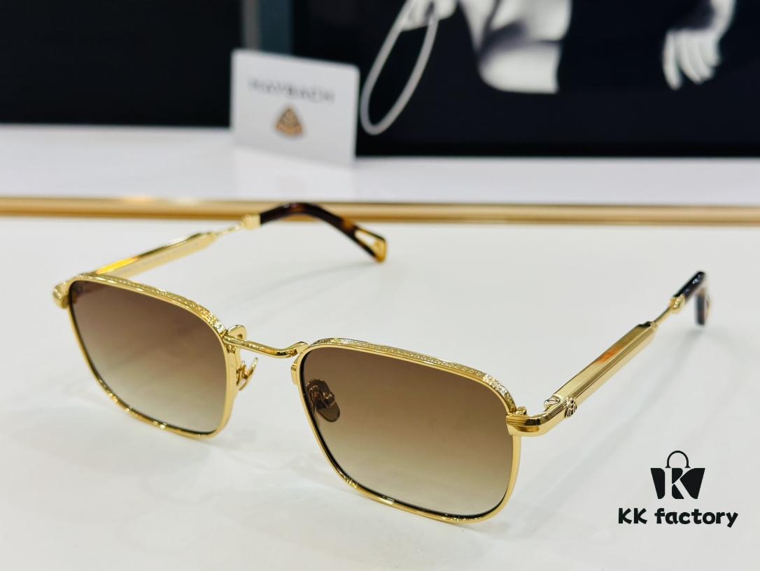 High-Quality MAYBACH Z26 Sunglasses, Exquisite Craftsmanship, Premium Feel, Size: 52-21-145