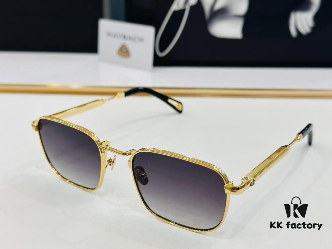 High-Quality MAYBACH Z26 Sunglasses, Exquisite Craftsmanship, Premium Feel, Size: 52-21-145