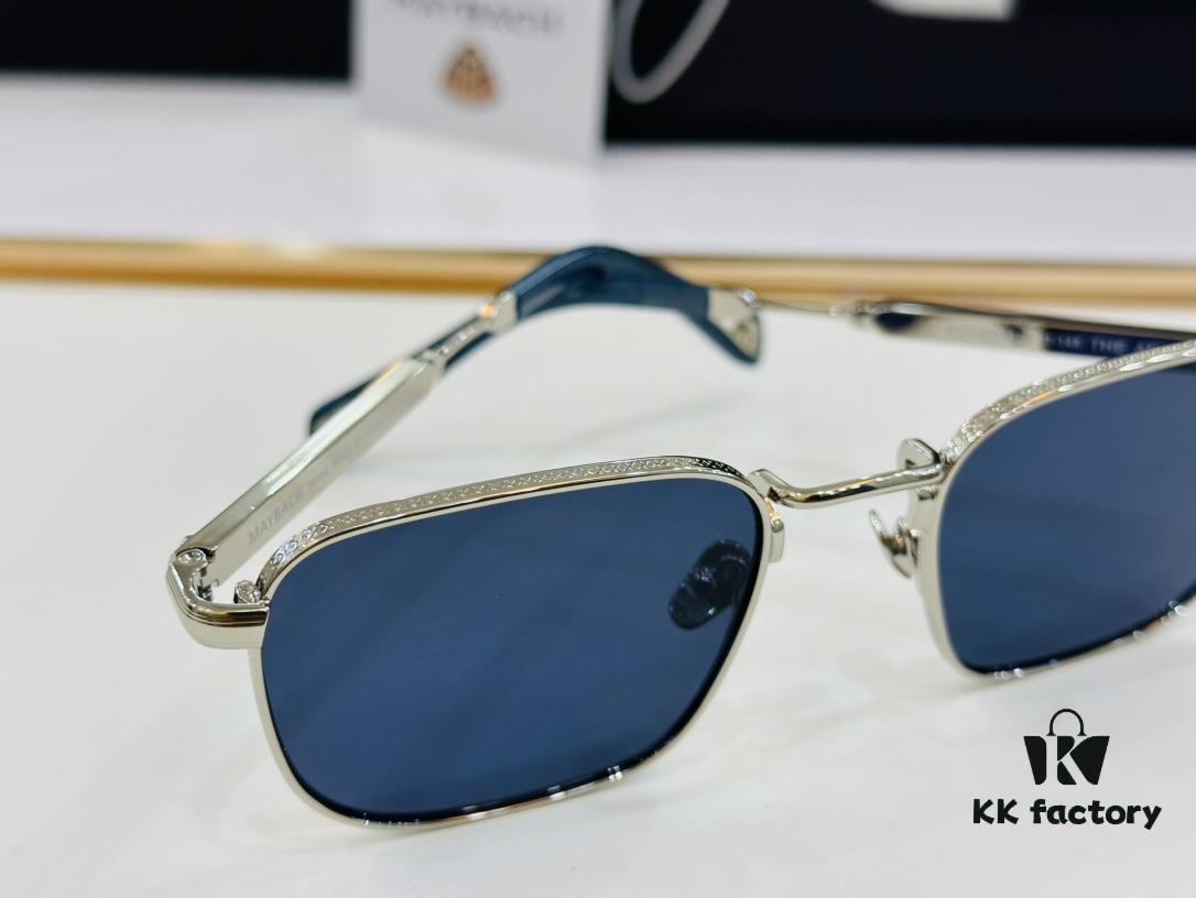 High-Quality MAYBACH Z26 Sunglasses, Exquisite Craftsmanship, Premium Feel, Size: 52-21-145