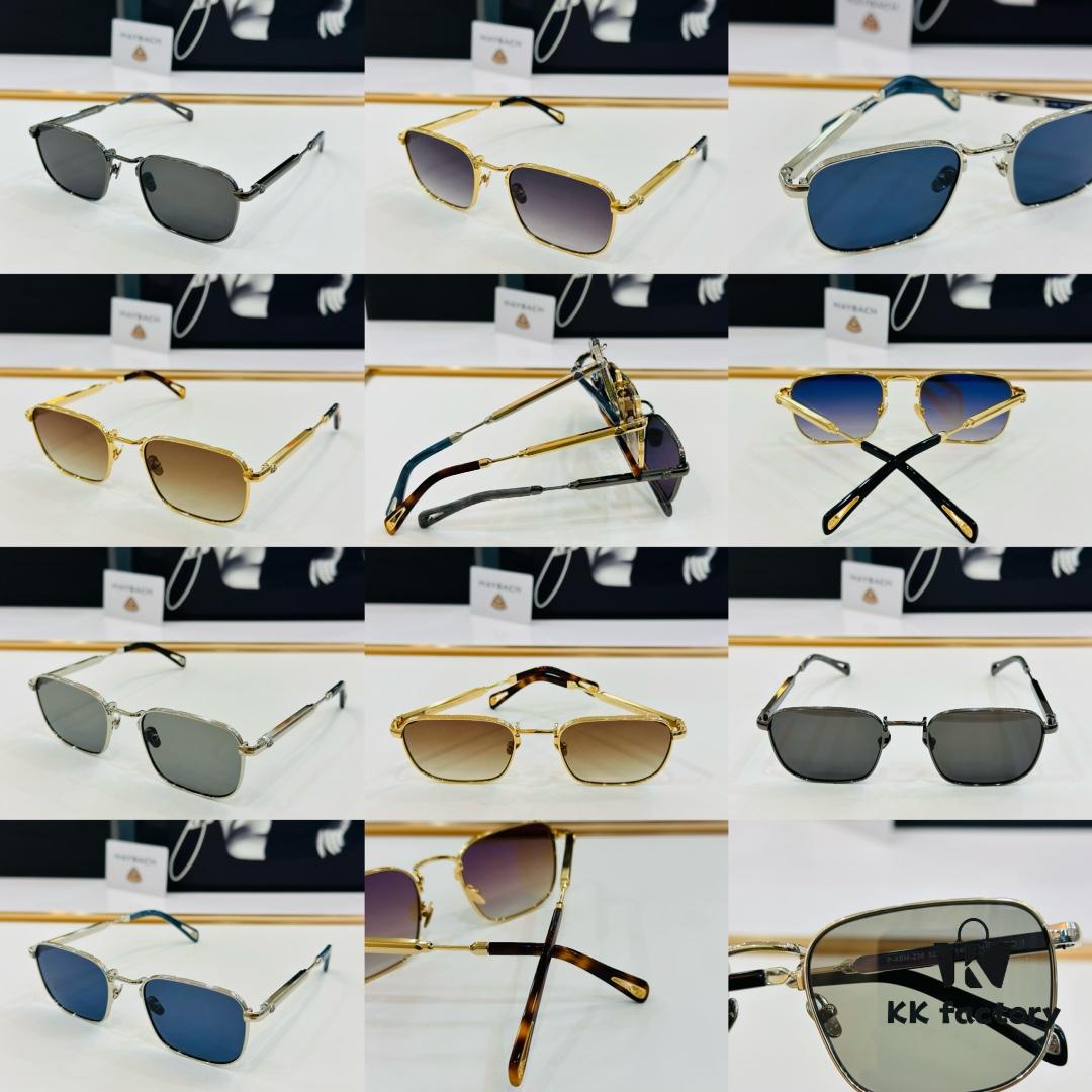 High-Quality MAYBACH Z26 Sunglasses, Exquisite Craftsmanship, Premium Feel, Size: 52-21-145