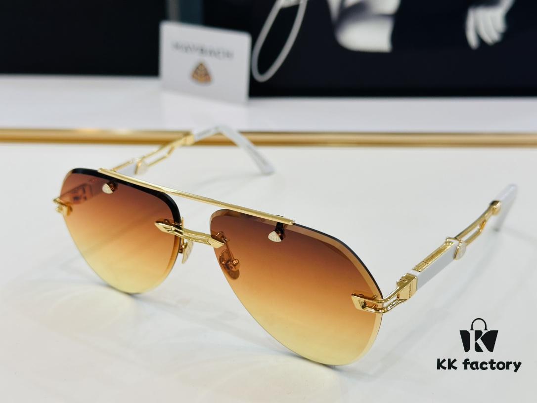 High-Quality MAYBACH Z56 Sunglasses, Exquisite Craftsmanship, Premium Feel, Size: 62-13-145