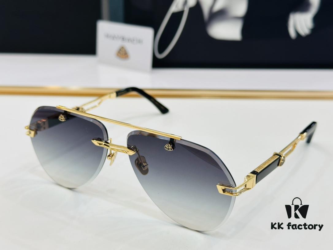 High-Quality MAYBACH Z56 Sunglasses, Exquisite Craftsmanship, Premium Feel, Size: 62-13-145