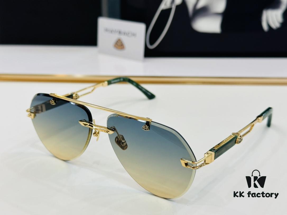 High-Quality MAYBACH Z56 Sunglasses, Exquisite Craftsmanship, Premium Feel, Size: 62-13-145
