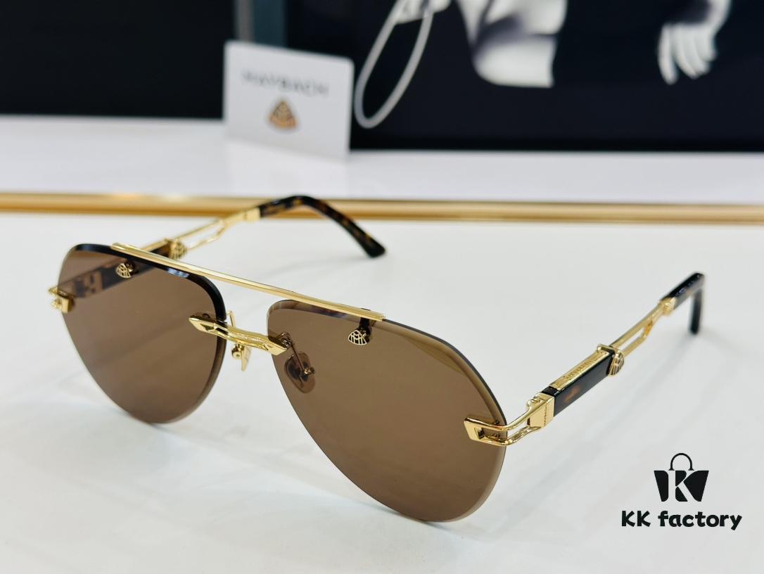 High-Quality MAYBACH Z56 Sunglasses, Exquisite Craftsmanship, Premium Feel, Size: 62-13-145