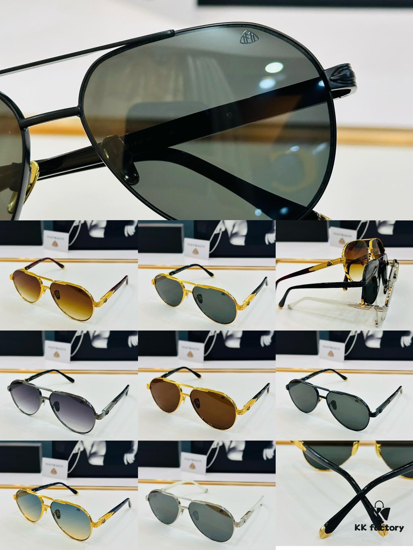 High-Quality MAYBACH Z017 Sunglasses, Exquisite Craftsmanship, K-Texture Frame, Size 60-14-145