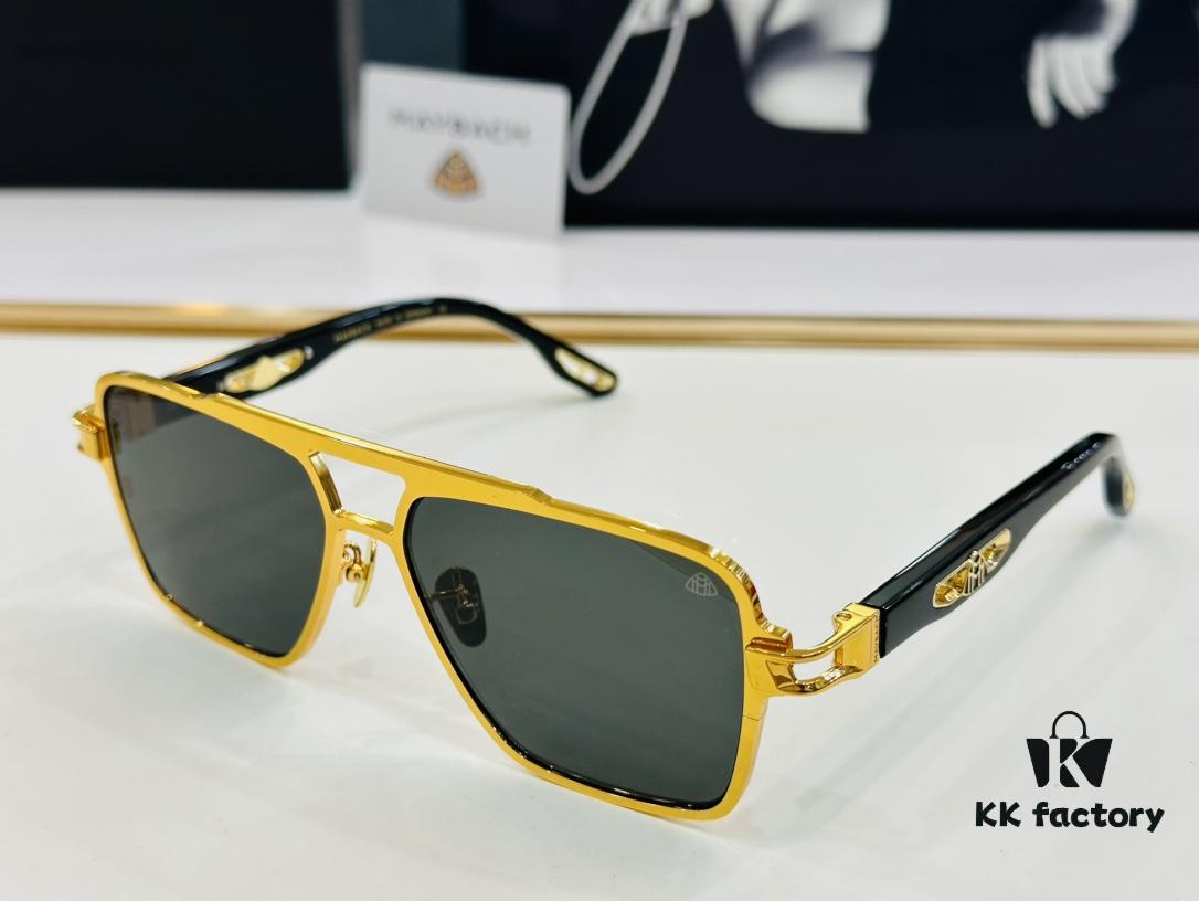 High-Quality MAYBAC*H Z032 Sunglasses, Exquisite Craftsmanship, Premium Feel, Size: 58-15-145