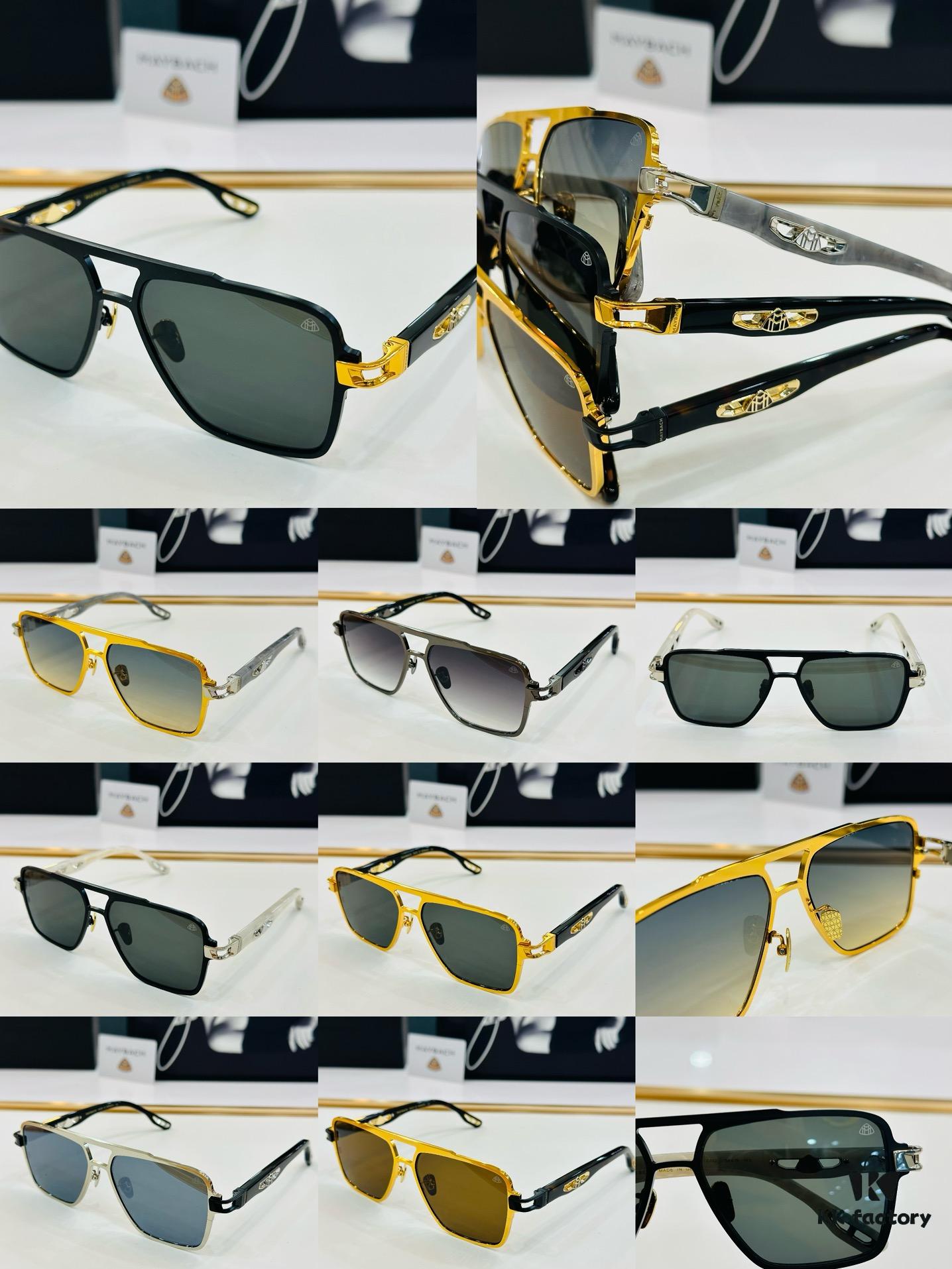 High-Quality MAYBAC*H Z032 Sunglasses, Exquisite Craftsmanship, Premium Feel, Size: 58-15-145
