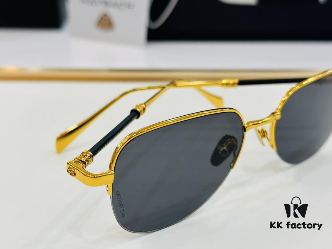 High-Quality MAYBACH Z056 Sunglasses, Exquisite Craftsmanship, Premium BM Feel, Size 57-18-145