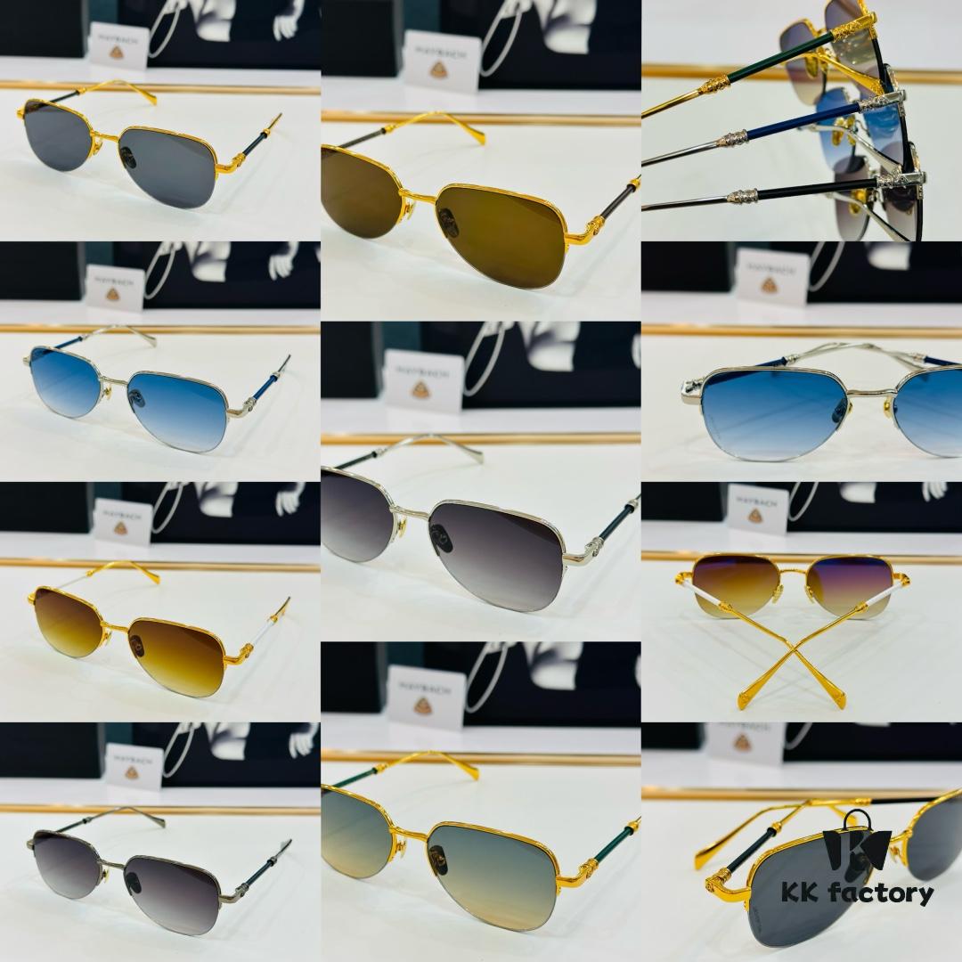High-Quality MAYBACH Z056 Sunglasses, Exquisite Craftsmanship, Premium BM Feel, Size 57-18-145