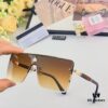 Maybac* Celebrity Style Oversized Square Sunglasses, Unisex Fashion Sun Glasses for Men and Women