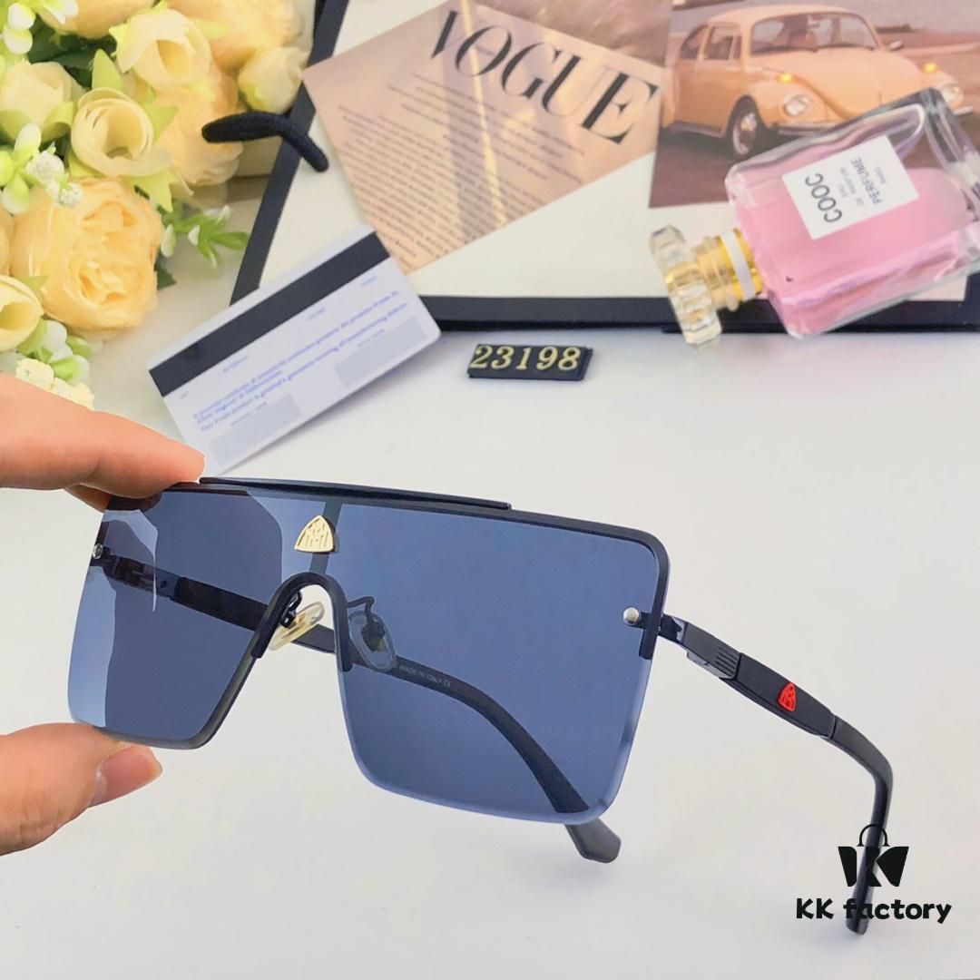 Maybac* Celebrity Style Oversized Square Sunglasses, Unisex Fashion Sun Glasses for Men and Women