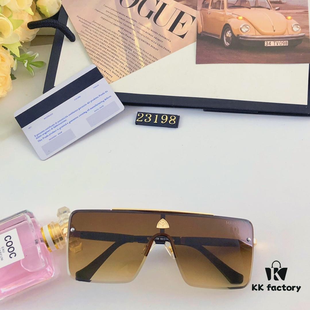 Maybac* Celebrity Style Oversized Square Sunglasses, Unisex Fashion Sun Glasses for Men and Women