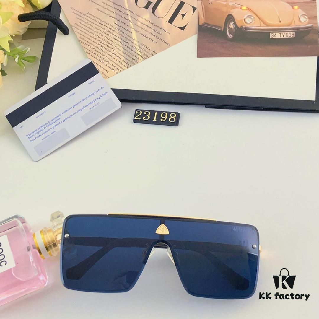 Maybac* Celebrity Style Oversized Square Sunglasses, Unisex Fashion Sun Glasses for Men and Women