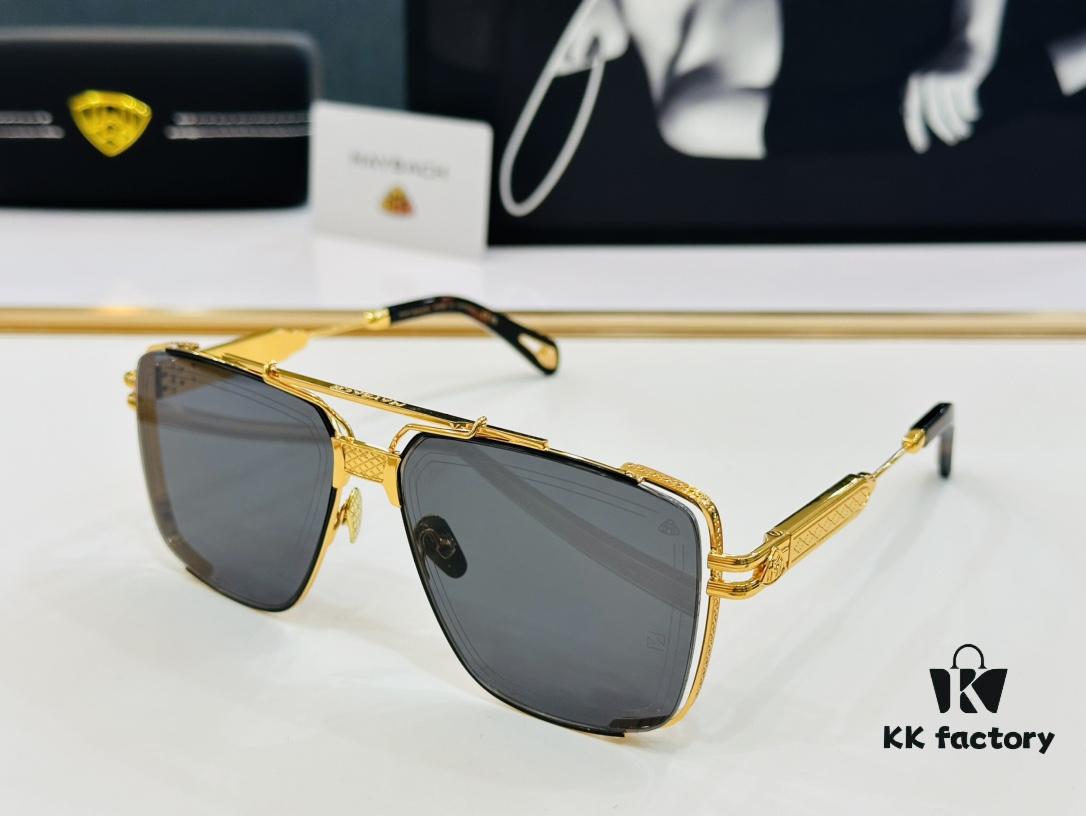 High-Quality MAYBACH Z042 Sunglasses, Exquisite Craftsmanship, Premium Feel, Size: 61-15-145