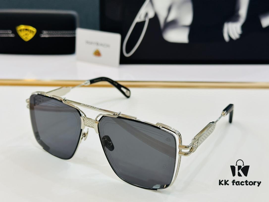 High-Quality MAYBACH Z042 Sunglasses, Exquisite Craftsmanship, Premium Feel, Size: 61-15-145