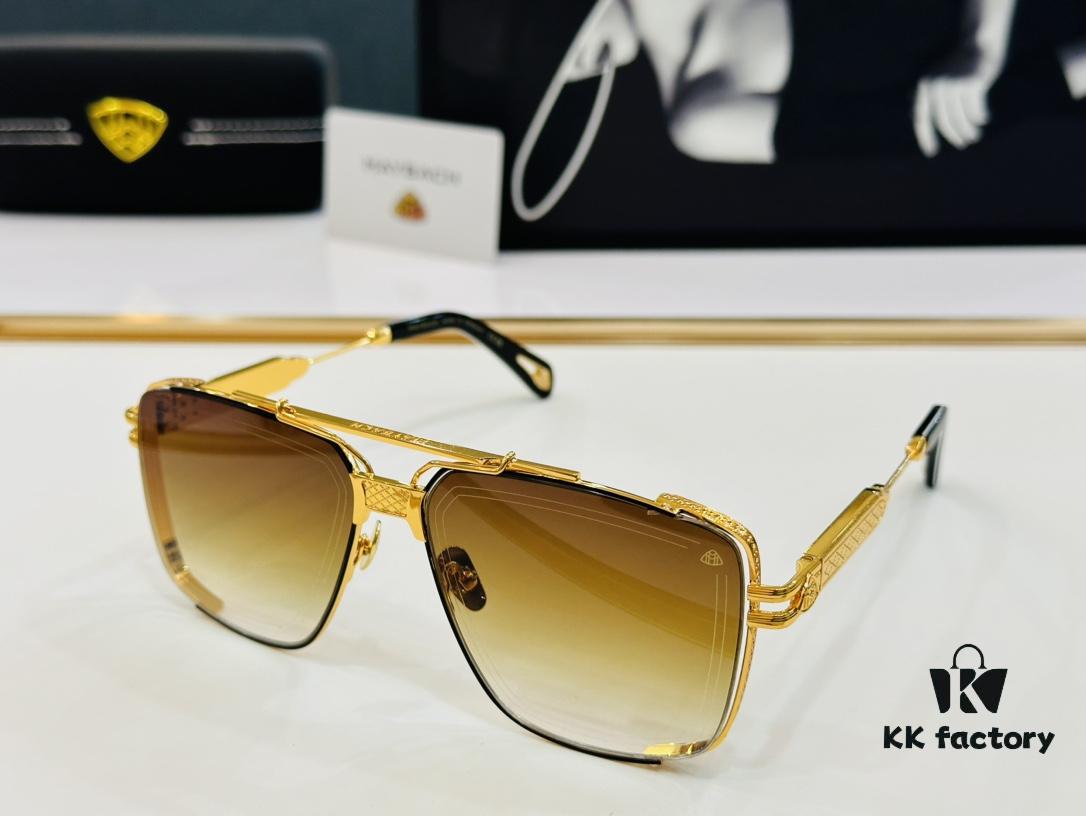 High-Quality MAYBACH Z042 Sunglasses, Exquisite Craftsmanship, Premium Feel, Size: 61-15-145