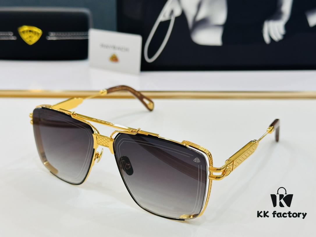 High-Quality MAYBACH Z042 Sunglasses, Exquisite Craftsmanship, Premium Feel, Size: 61-15-145
