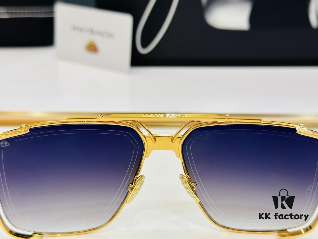High-Quality MAYBACH Z042 Sunglasses, Exquisite Craftsmanship, Premium Feel, Size: 61-15-145