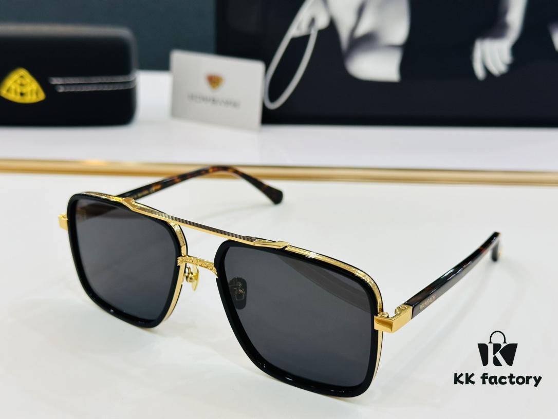 High-Quality MAYBACH Sunglasses, Exquisitely Crafted, Premium Texture, Meng Size: 56-20-145