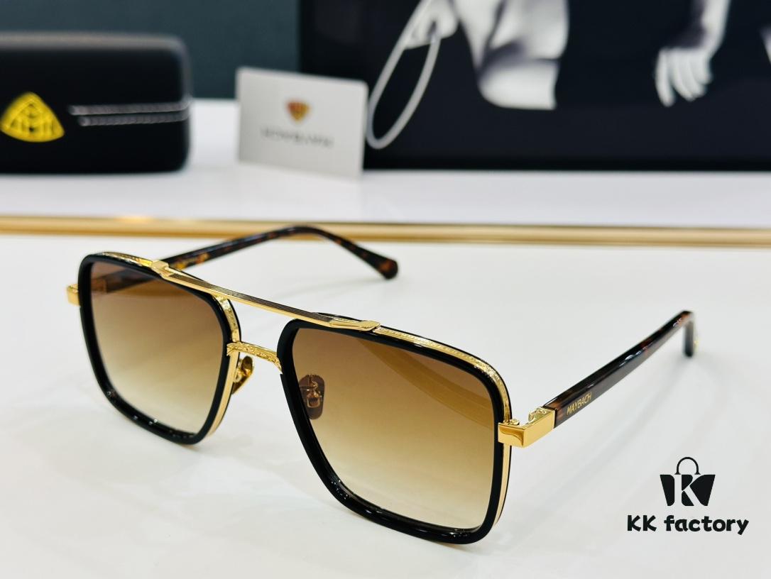 High-Quality MAYBACH Sunglasses, Exquisitely Crafted, Premium Texture, Meng Size: 56-20-145