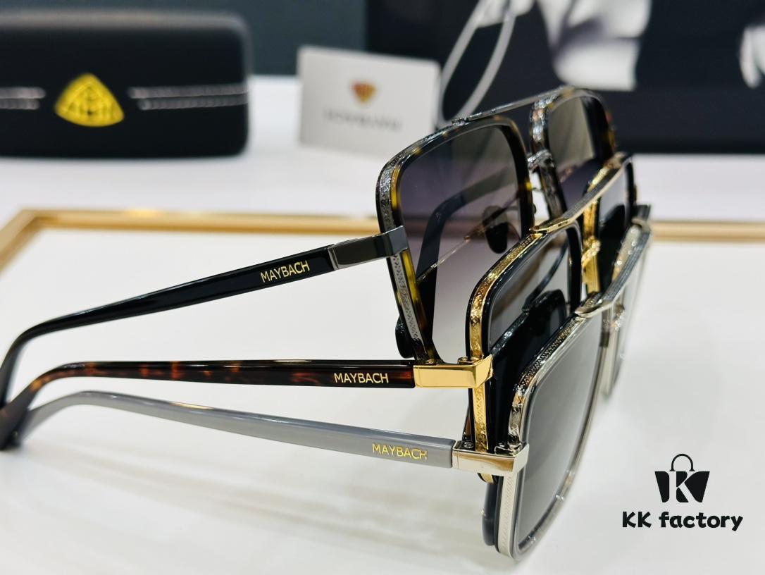 High-Quality MAYBACH Sunglasses, Exquisitely Crafted, Premium Texture, Meng Size: 56-20-145