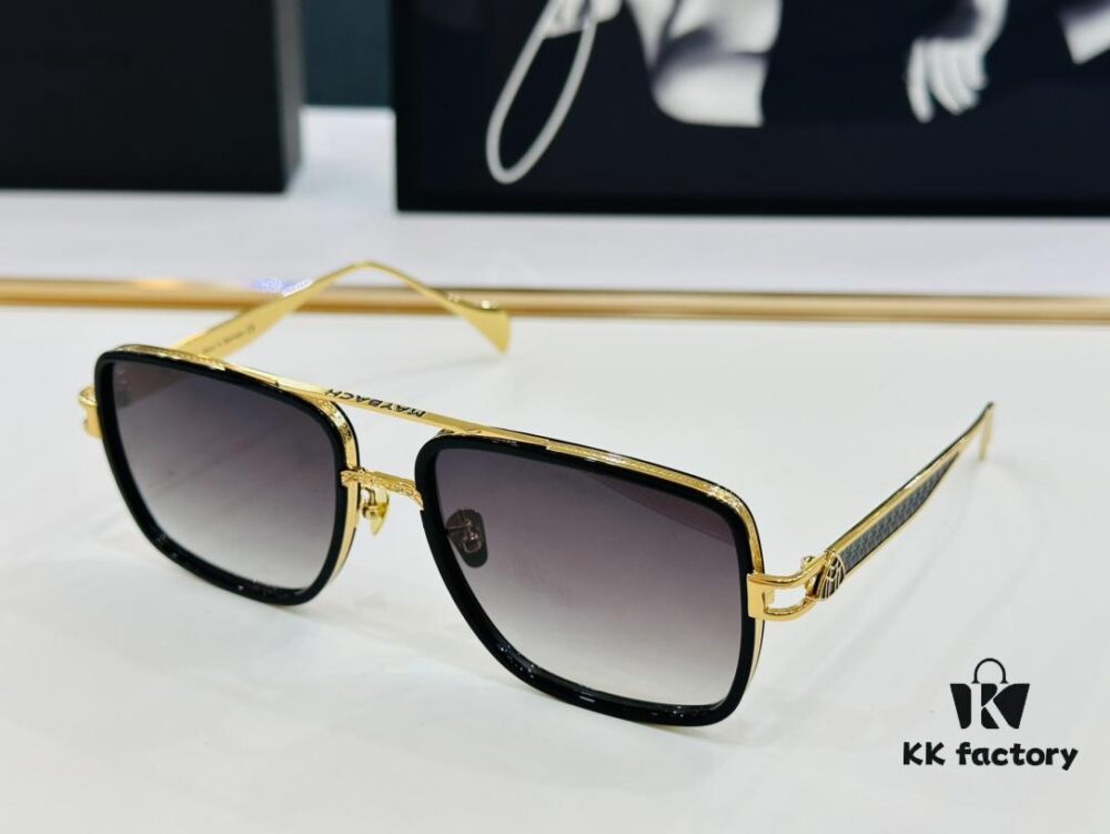 High-Quality MAYBACH POWER Sunglasses, Exquisitely Crafted, Premium Feel, Size: 57-20-145