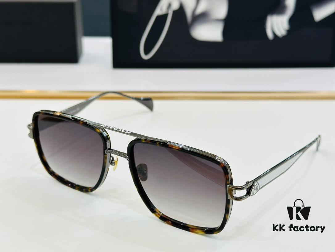 High-Quality MAYBACH POWER Sunglasses, Exquisitely Crafted, Premium Feel, Size: 57-20-145