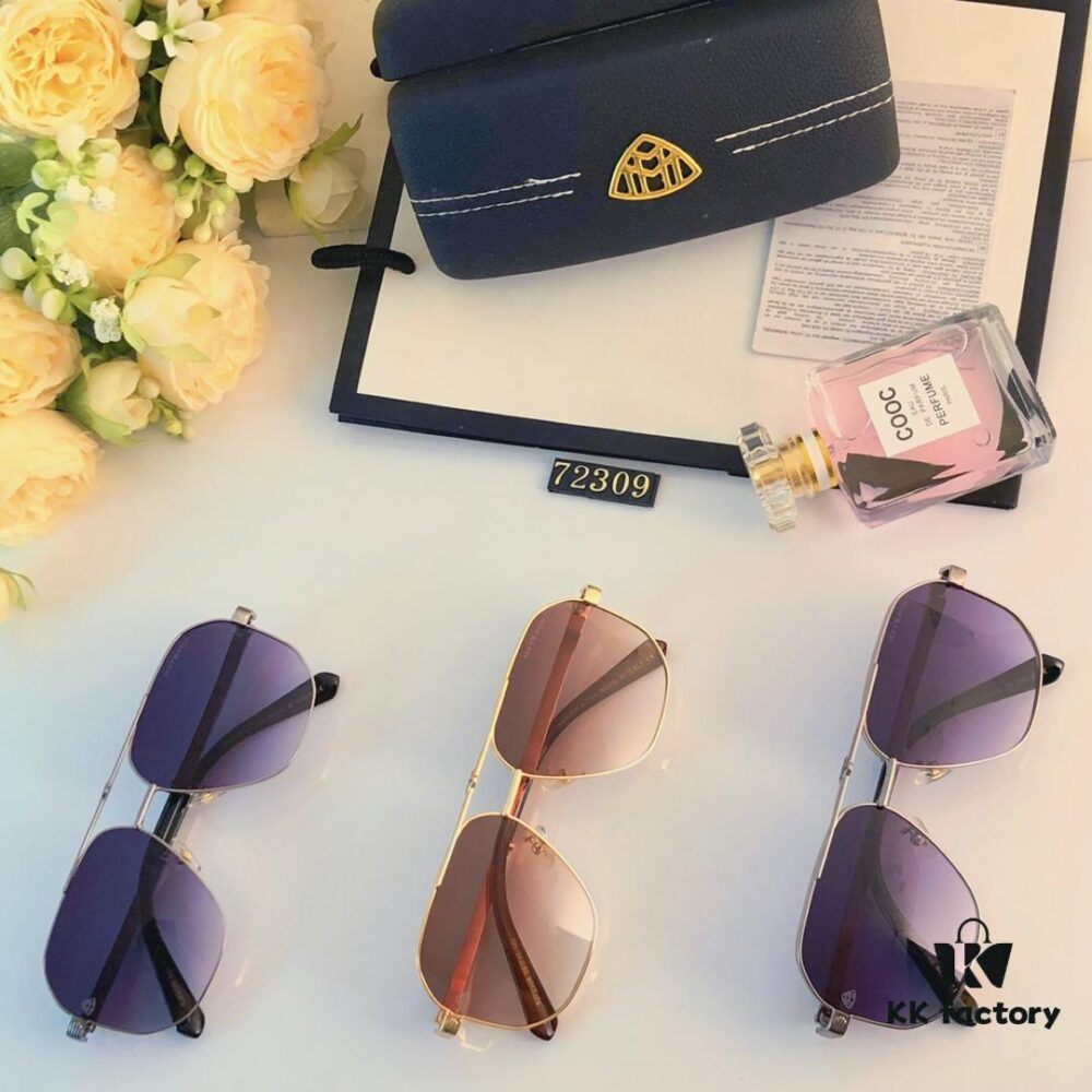 Maybach New Men's High-End Sunglasses Fashionable and Stylish Trendy Shades Outdoor Driving Travel Sun Glasses