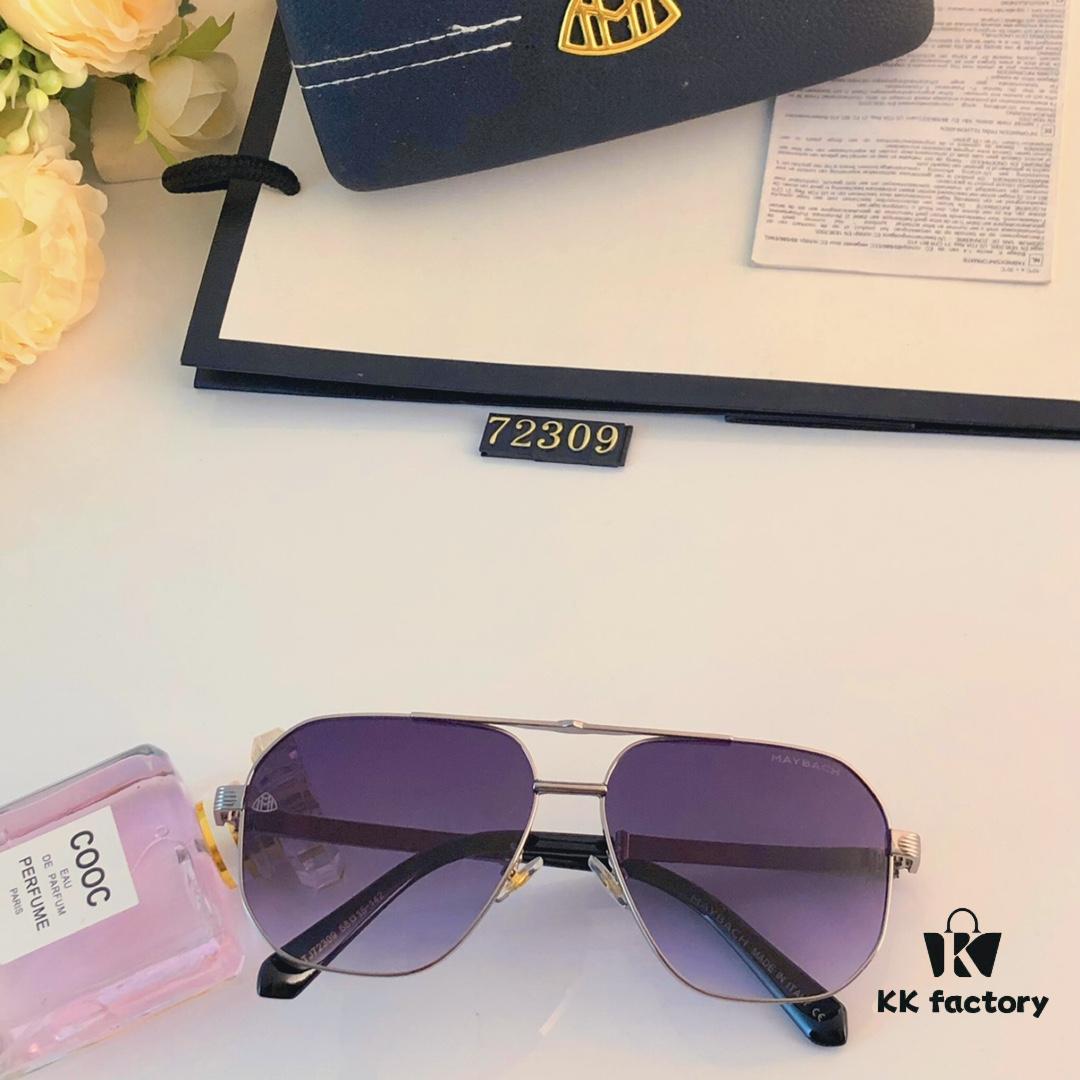Maybach New Men's High-End Sunglasses Fashionable and Stylish Trendy Shades Outdoor Driving Travel Sun Glasses