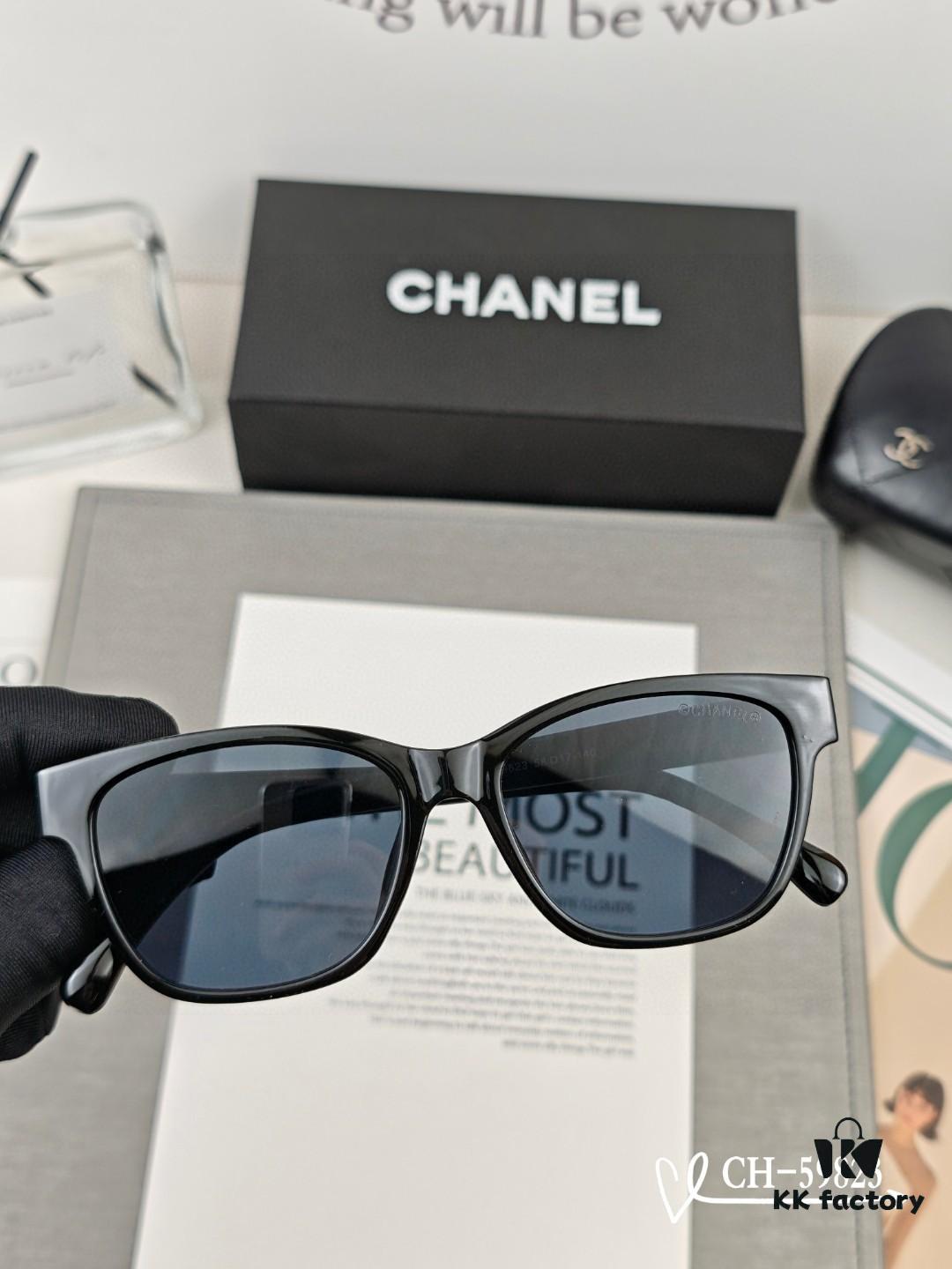 CHANEL - New Lightweight TR Frame Sunglasses with Polarized HD Lenses, Model 59823