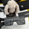 CHANEL 2025 New Arrival Trendy Fashion Square Frame Sunglasses for Women, HD Thickened Polarized UV Protection Shades, Comfortable Wear, Influencer Favorite Style 🕶️