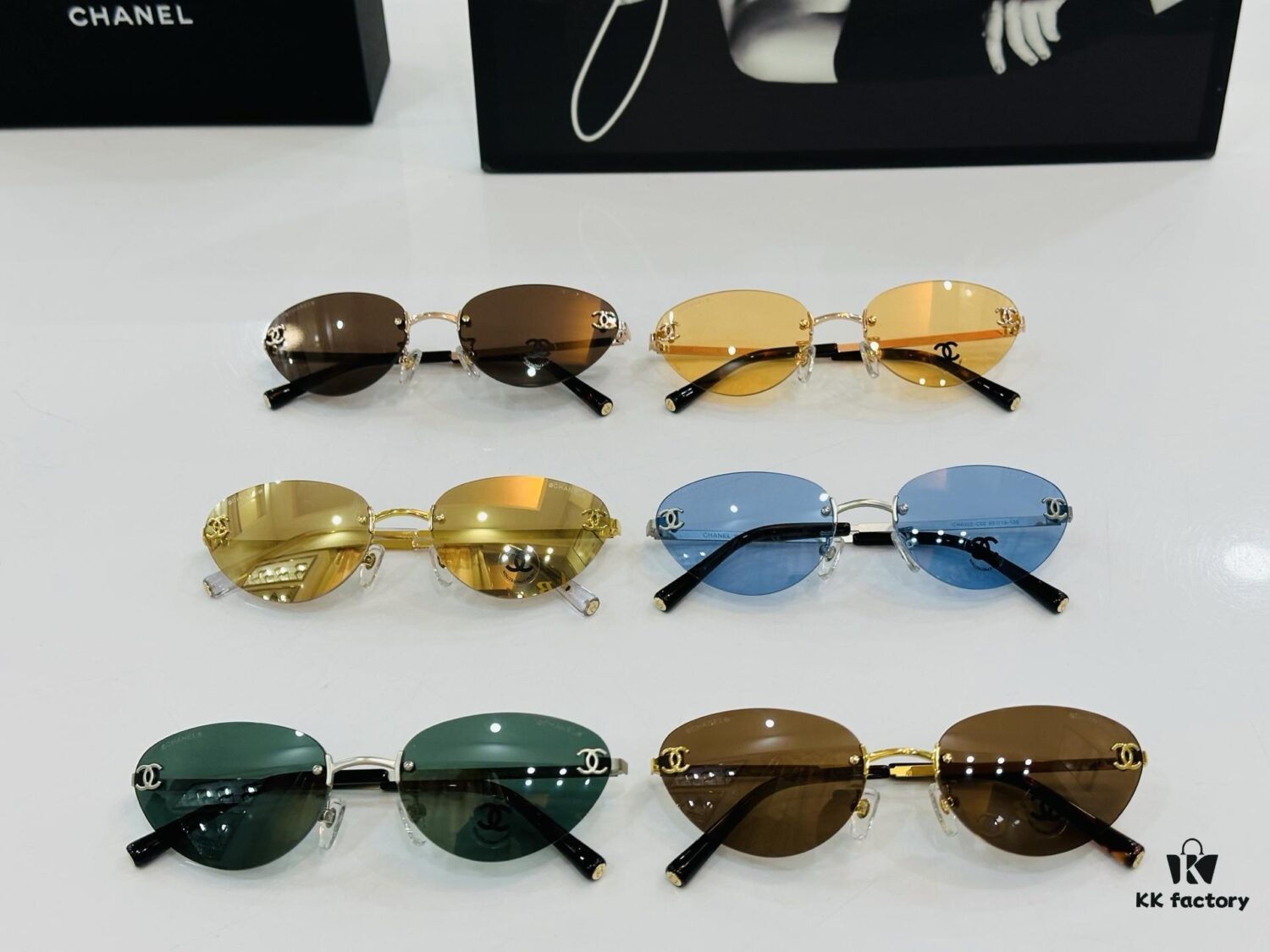 🆕 【CHANE*/Xiangjia】MODEL:CH4003 Size: 55□16-135 💅🏻💓F Sunglasses