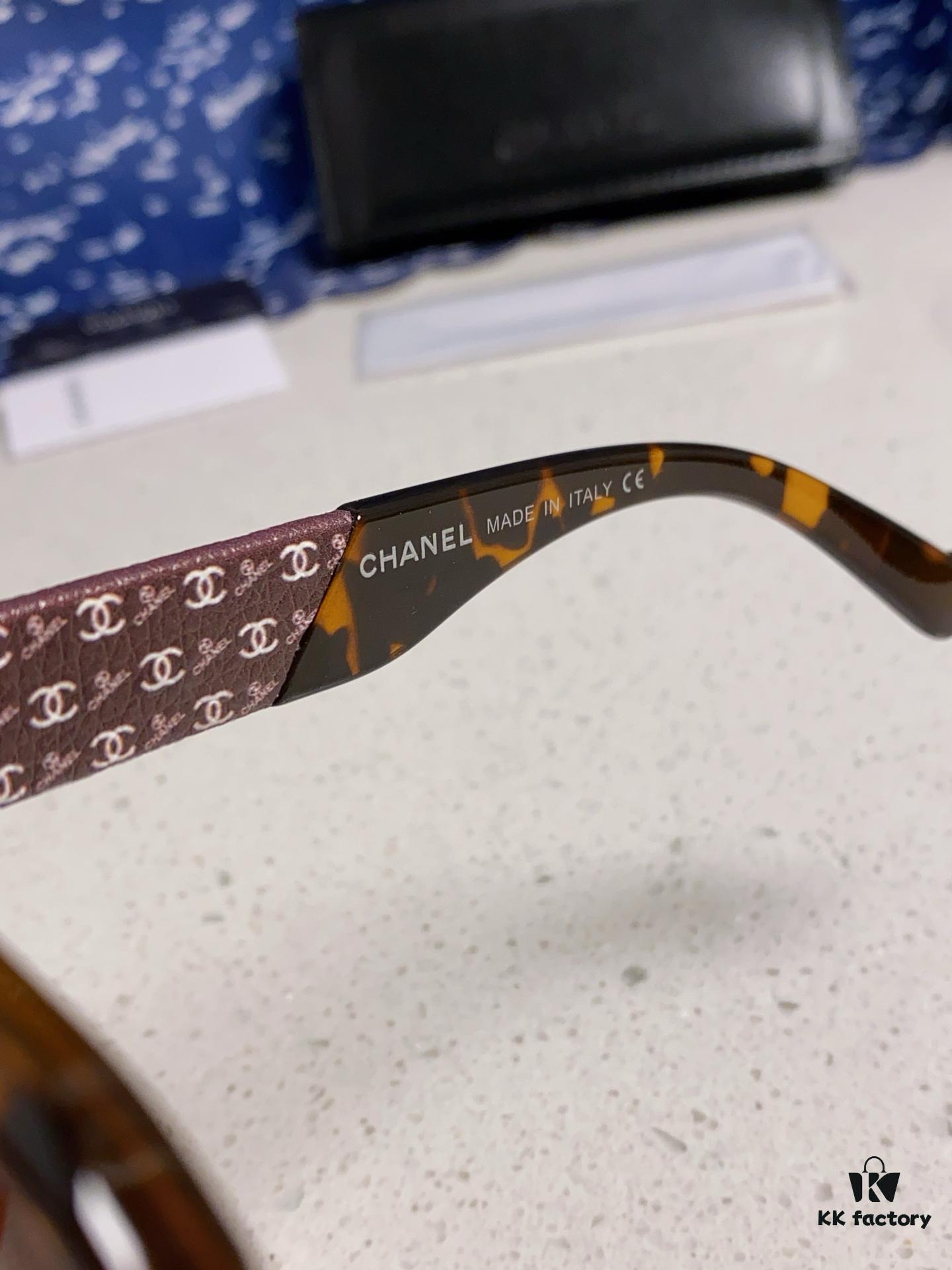 CHANEL 2024 New Arrival Trendy Fashion Square Frame Sunglasses for Women, Comfortable Wear, Influencer Favorite, High-Definition Thick Polarized Lens Sunglasses