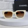 CHANEL 2024 New Arrival Trendy Fashion Square Frame Sunglasses for Women, High-Definition Thick Polarized UV Protection Shades