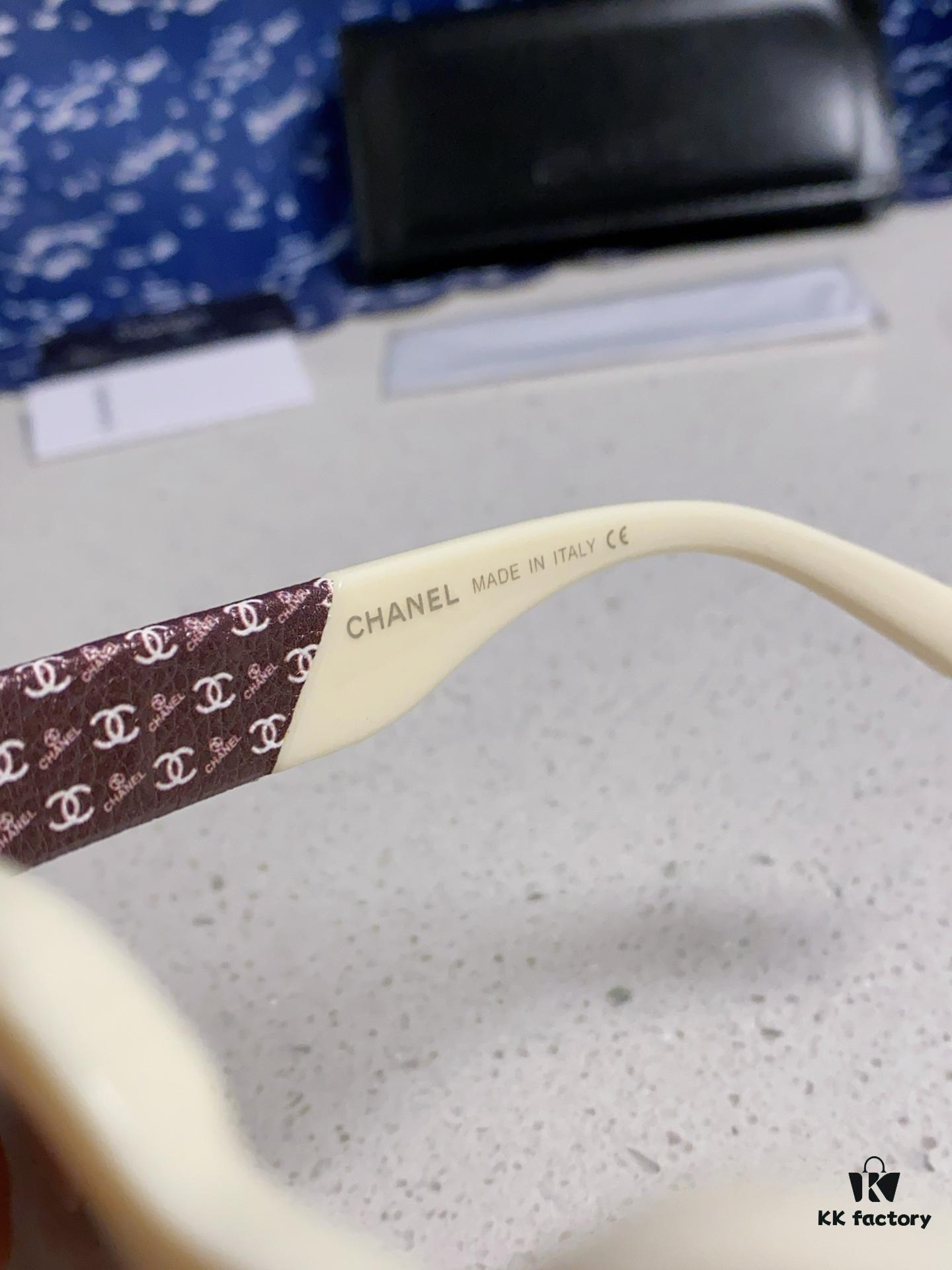 CHANEL 2024 New Arrival Trendy Fashion Square Frame Sunglasses for Women, High-Definition Thick Polarized UV Protection Shades