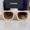 CHANEL 2024 New Arrival Trendy Fashion Square Frame Sunglasses for Women, High-Definition Thick Polarized UV Protection Shades