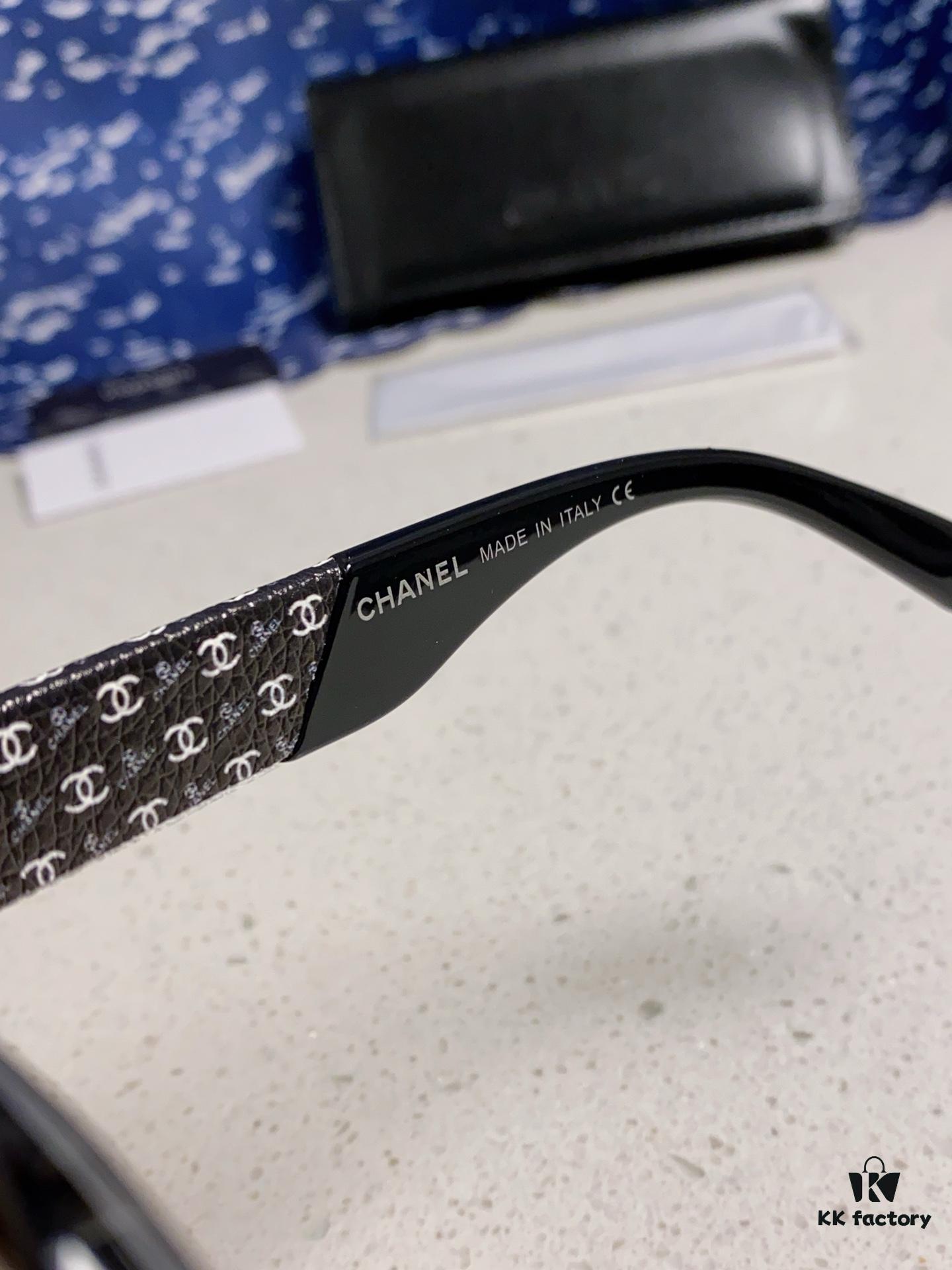 CHANEL 2024 New Arrival Trendy Fashion Square Frame Sunglasses for Women, Comfortable Wear, Influencer Favorite, High-Definition Thick Polarized Lens Sunglasses