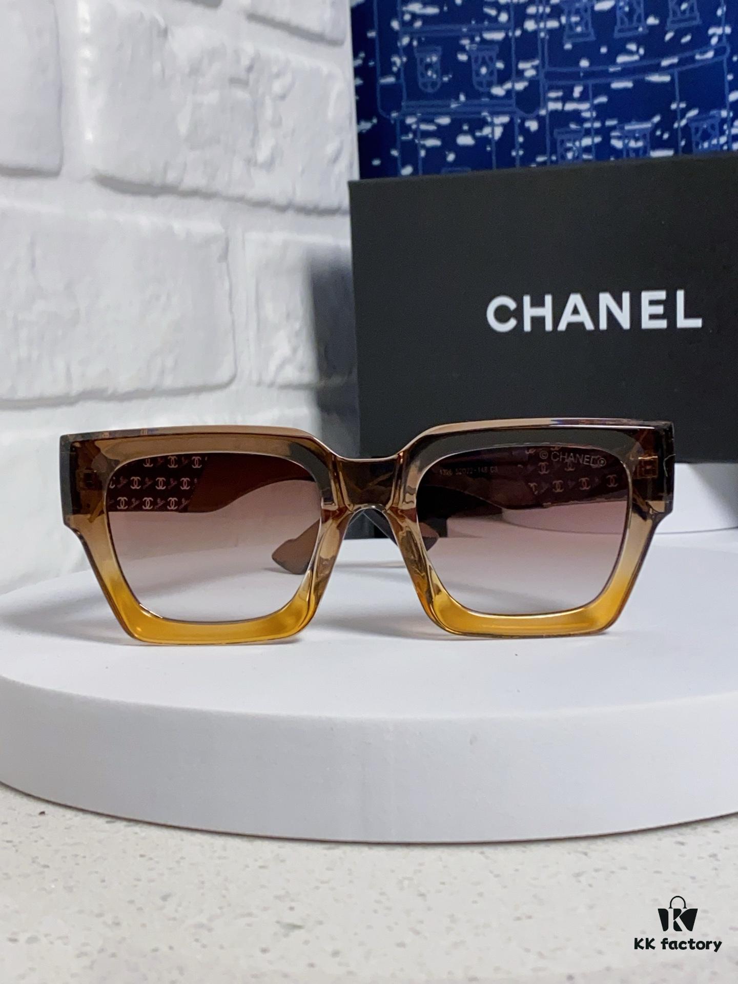 CHANEL 2024 New Arrival Trendy Fashion Square Sunglasses, Comfortable Wear, Influencer Favorite Women's HD Thickened Polarized Sunglasses