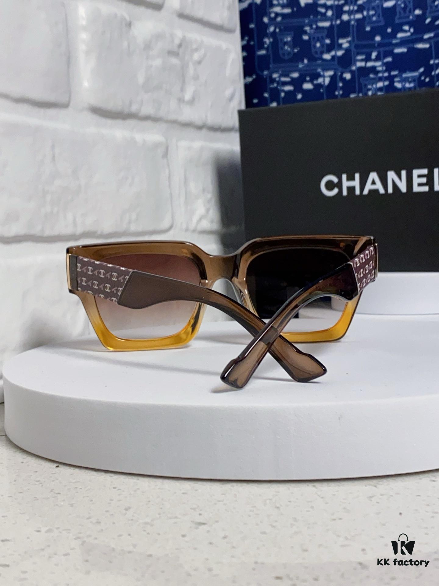 CHANEL 2024 New Arrival Trendy Fashion Square Sunglasses, Comfortable Wear, Influencer Favorite Women's HD Thickened Polarized Sunglasses