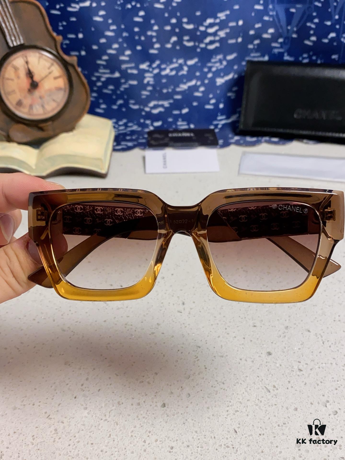 CHANEL 2024 New Arrival Trendy Fashion Square Sunglasses, Comfortable Wear, Influencer Favorite Women's HD Thickened Polarized Sunglasses