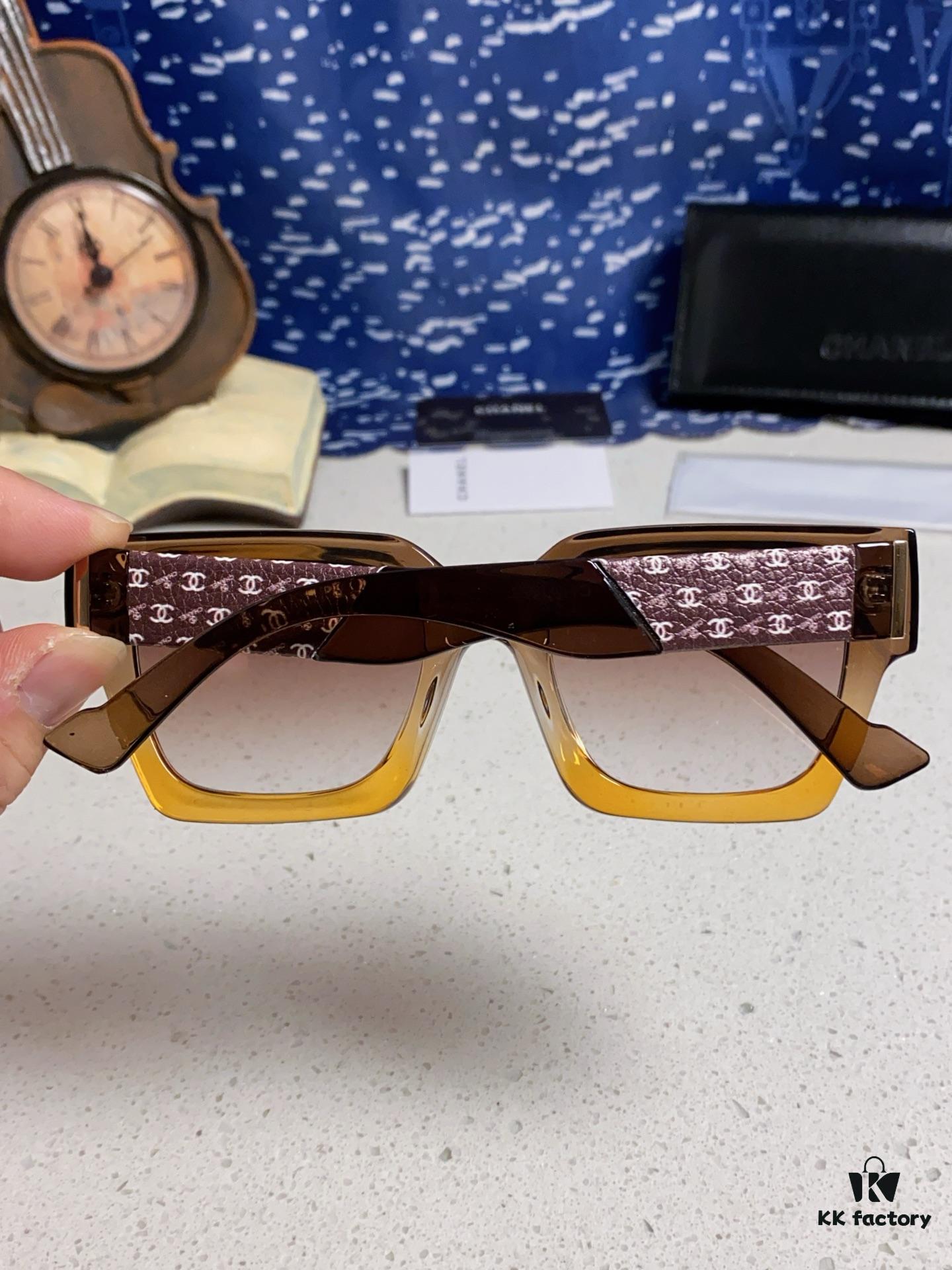 CHANEL 2024 New Arrival Trendy Fashion Square Sunglasses, Comfortable Wear, Influencer Favorite Women's HD Thickened Polarized Sunglasses