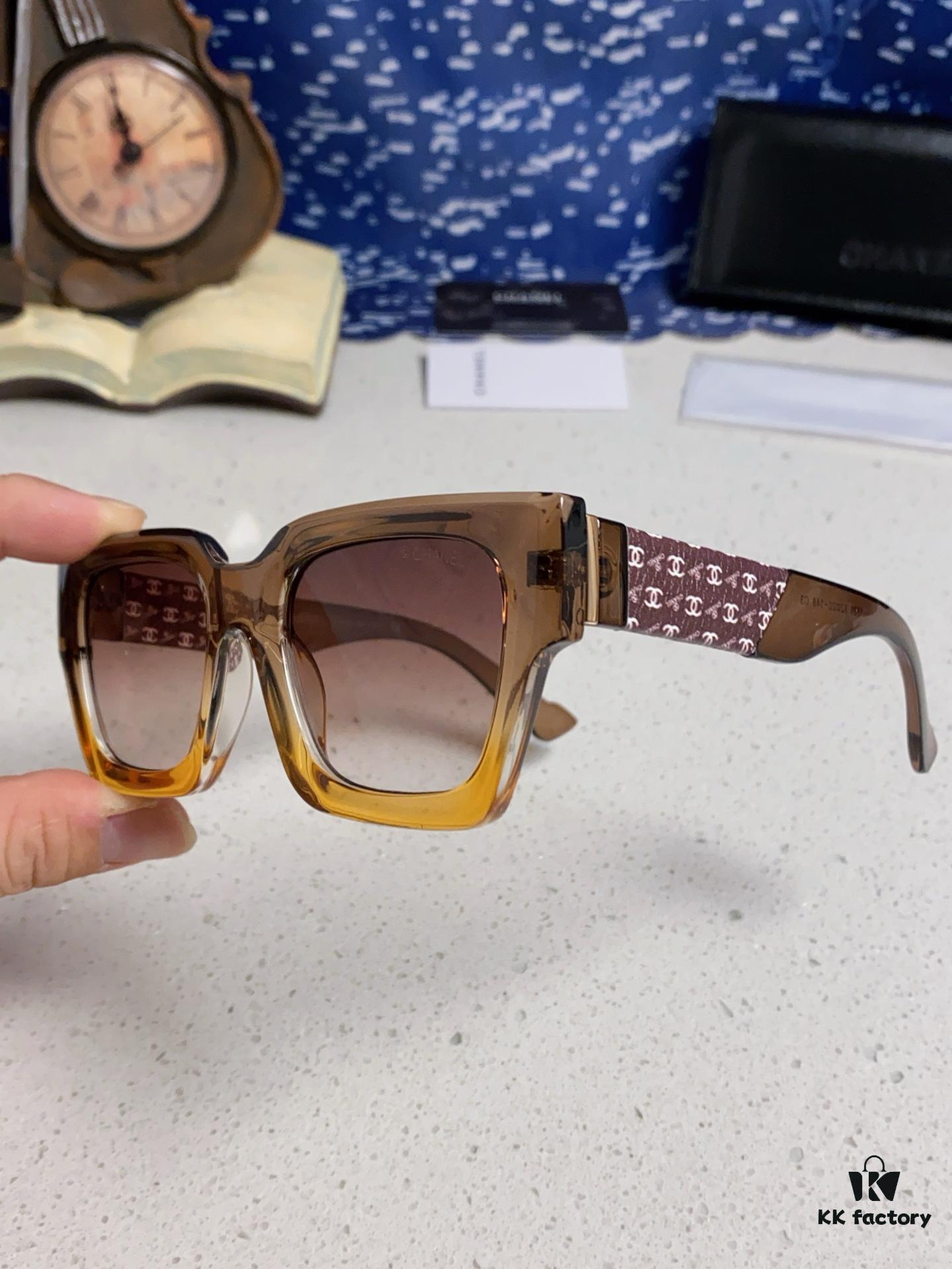 CHANEL 2024 New Arrival Trendy Fashion Square Sunglasses, Comfortable Wear, Influencer Favorite Women's HD Thickened Polarized Sunglasses