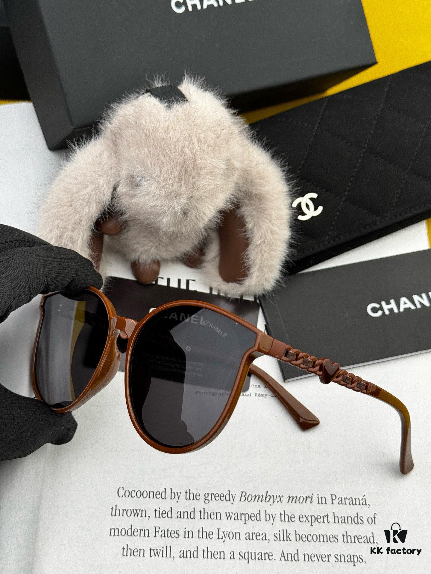 CHANEL 2025 New Arrival Trendy Fashion Square Frame Sunglasses for Women, High-Definition Thick Polarized UV Protection Shades, Comfortable Wear, Influencer Favorite TR Frame Sunglasses 🕶️