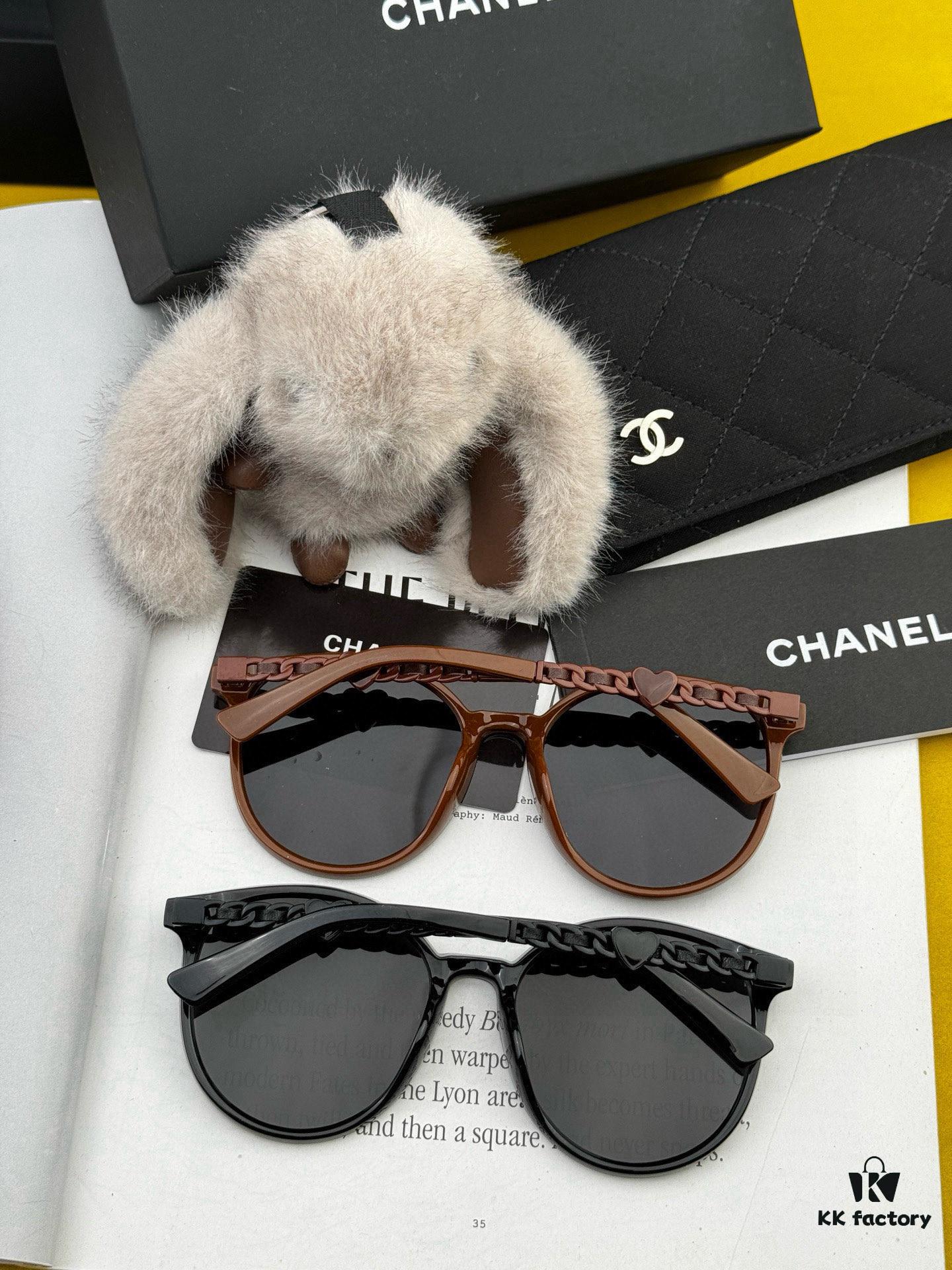 CHANEL 2025 New Arrival Trendy Fashion Square Frame Sunglasses for Women, High-Definition Thick Polarized UV Protection Shades, Comfortable Wear, Influencer Favorite TR Frame Sunglasses 🕶️
