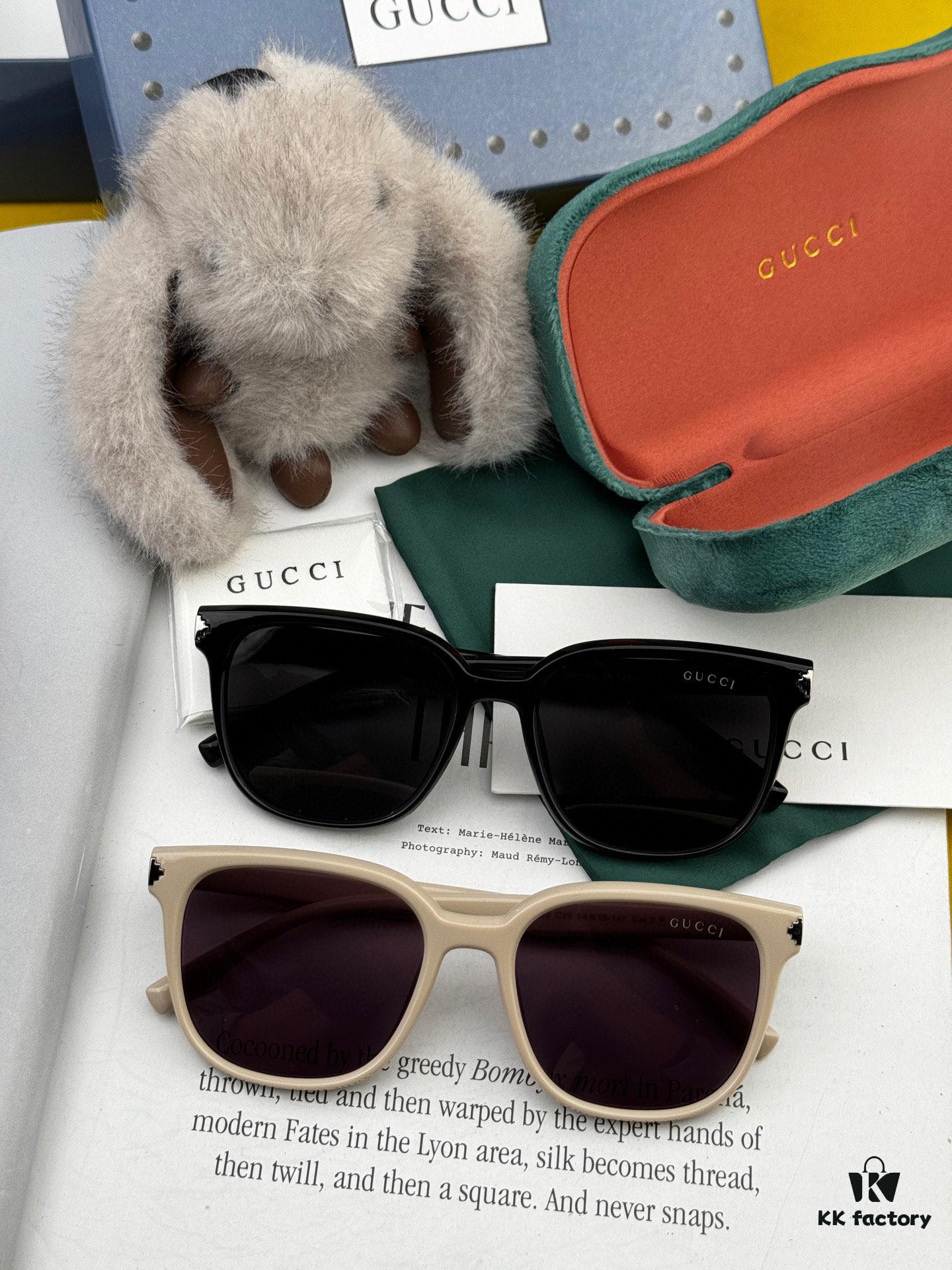 New CHANEL Square Sunglasses with Pearl Accents and Metallic Bridge