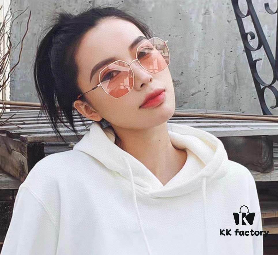 CHANEL New Nylon Polarized Sunglasses, Frameless Diamond-Cut Design with Enhanced Texture, Elegant Feminine Style Suitable for Both Large and Small Faces